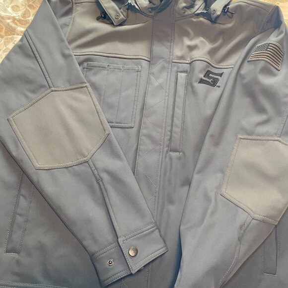 SNAP-ON ZIP UP HOODED INSULATED WINTER JACKET LG - Picture 8 of 9